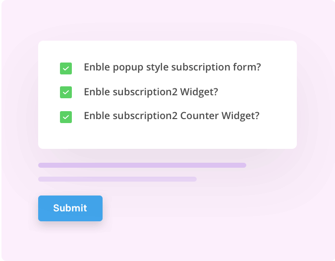 Subscribe2 Widgets & Popups