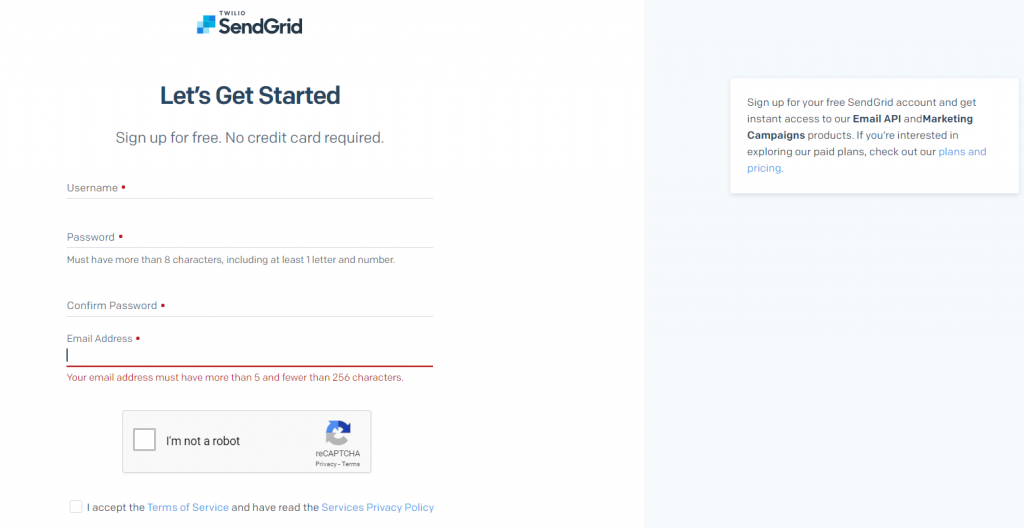 SendGrid Account