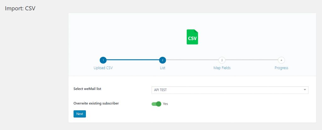 import-subscriber-list-from-csv