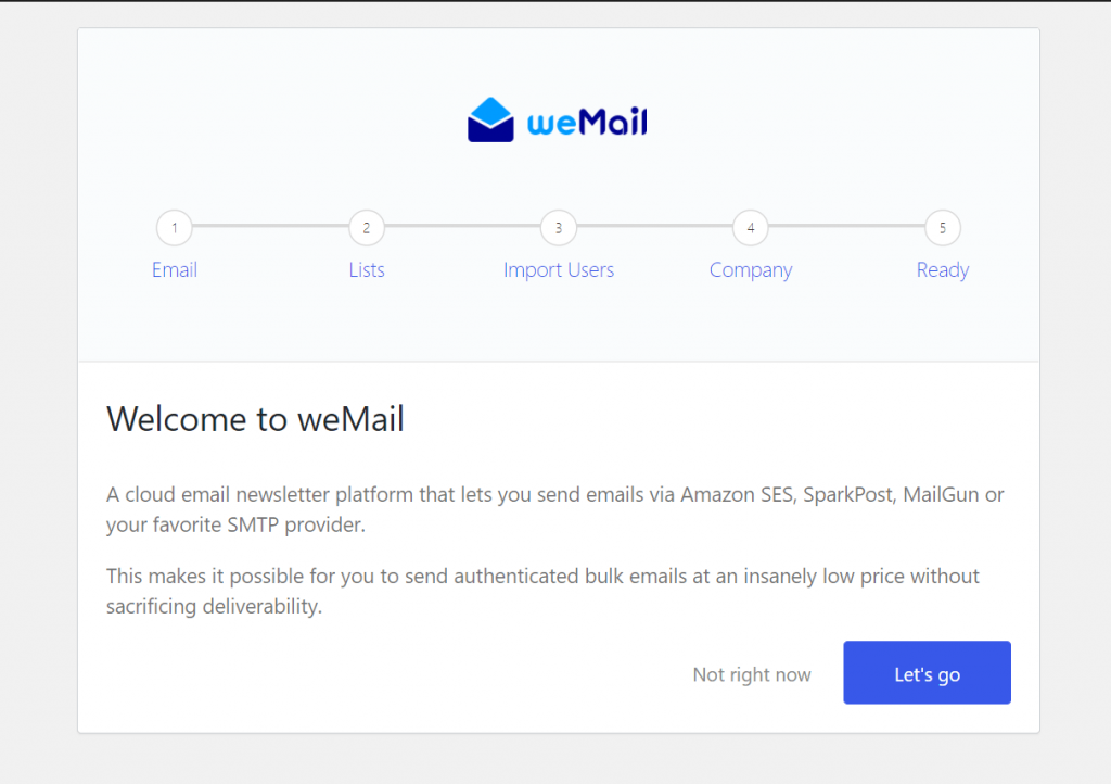 welcome to weMail