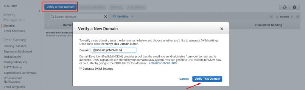 Verify Domain_send bulk emails free