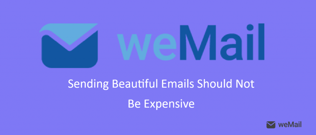 weMail email newsletter