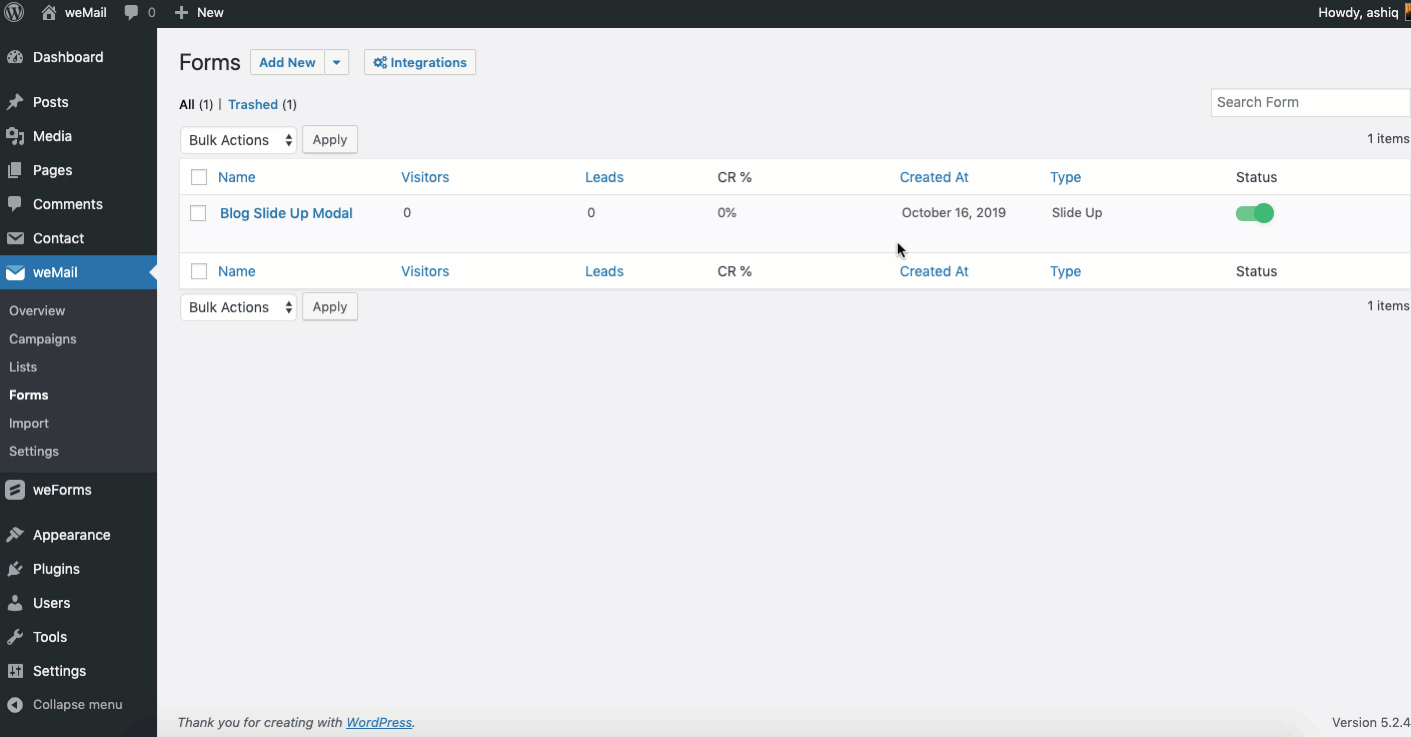 How to Use embed form with weMail