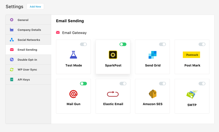 email sending gateway