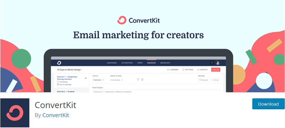 Constant Contact alternatives - ConvertKit