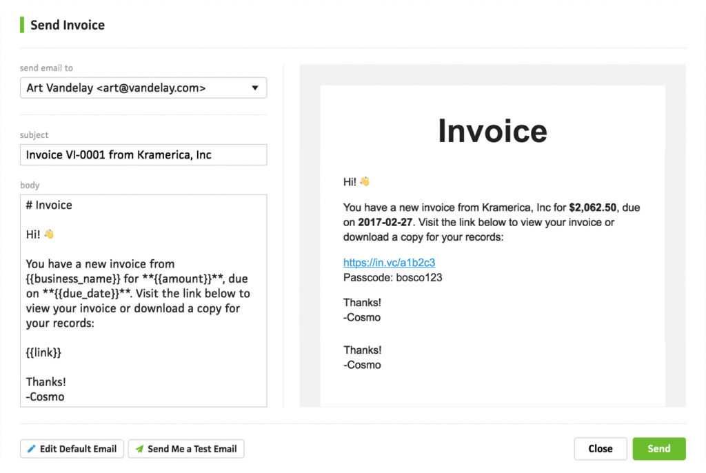 send invoices to multiple email addresses qbo