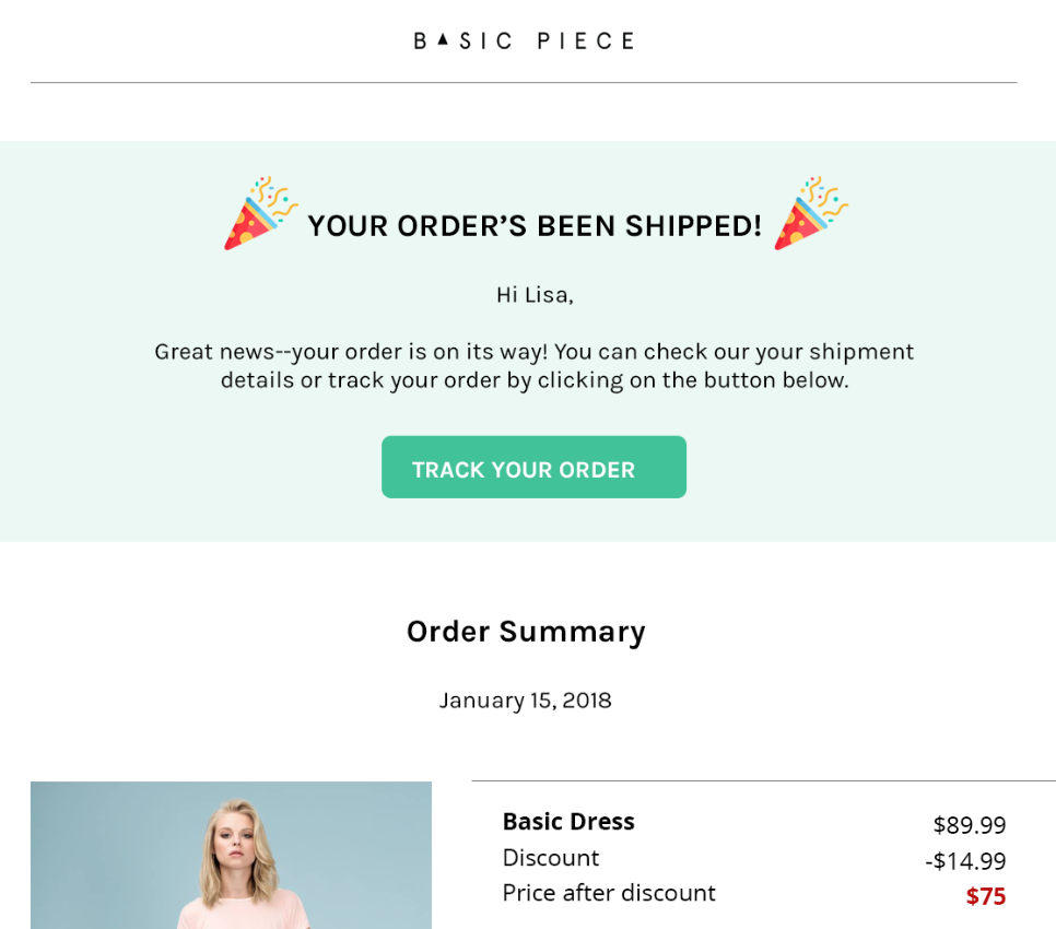 transactional email examples