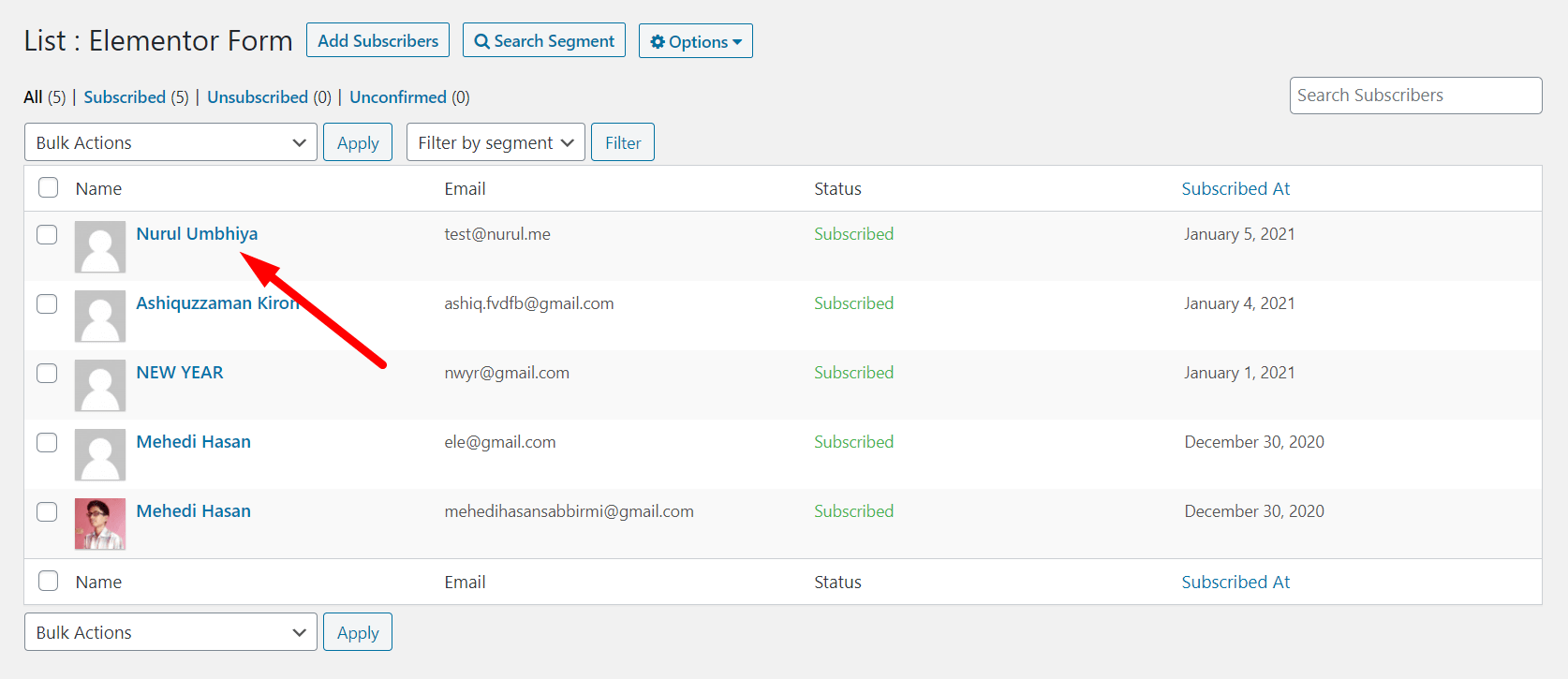 Elementor Integration - weMail