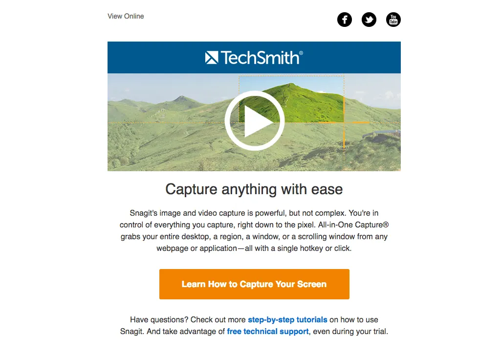 TechSmith - Email Marketing Campaign