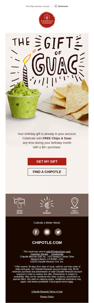 Chiptole - Email Marketing Campaign