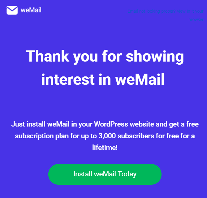 wemail-welcome-message