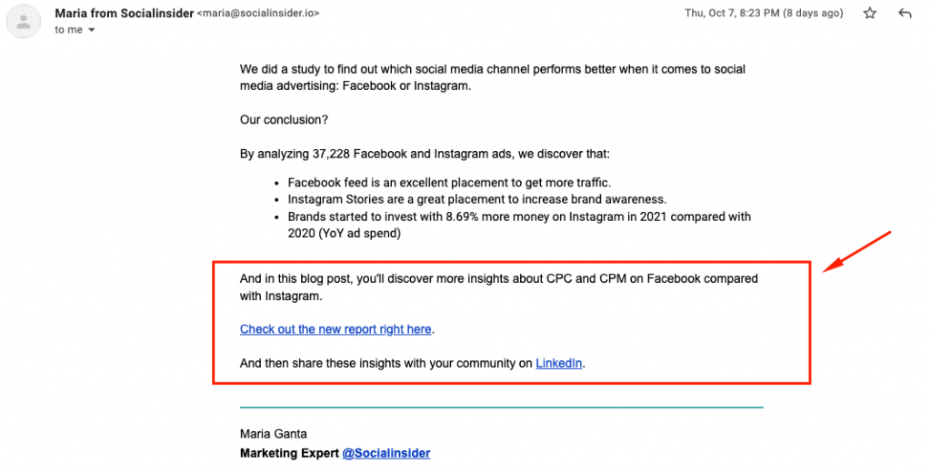 Focusing on Last part_Long Vs Short Email Copy