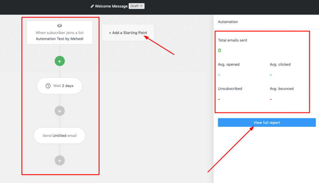 automation dashboard