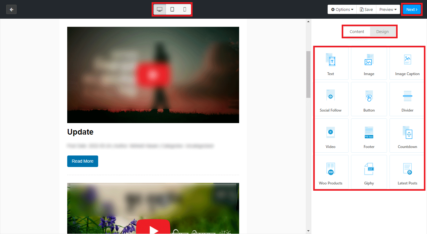 New Post Notification Campaign - weMail