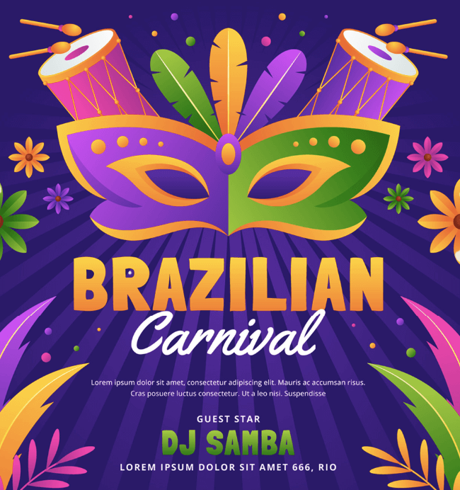 Rio De Janeiro Carnival Week Newsletter Idea
