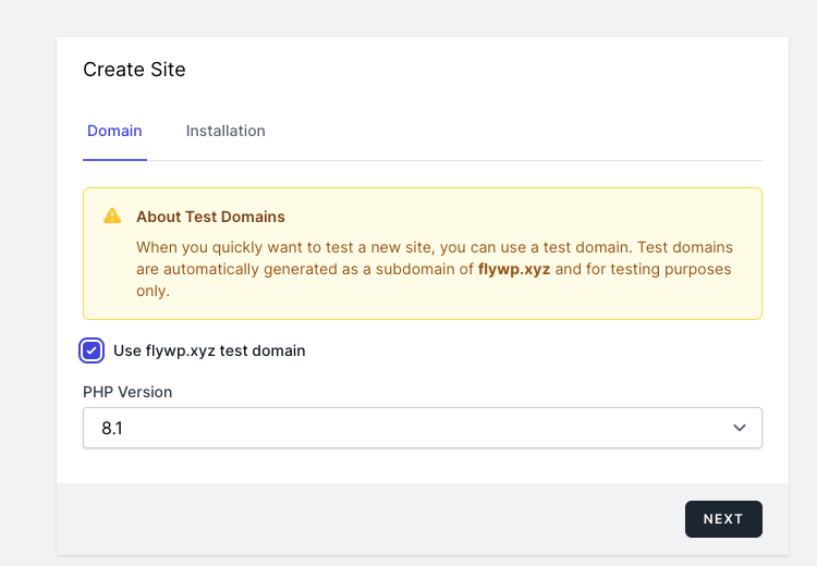 Unlimited staging sites for experimentation