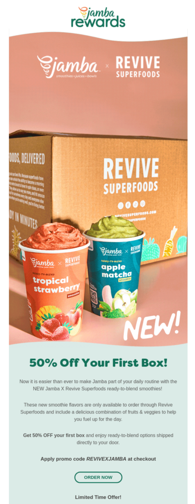 Revive new product launch 