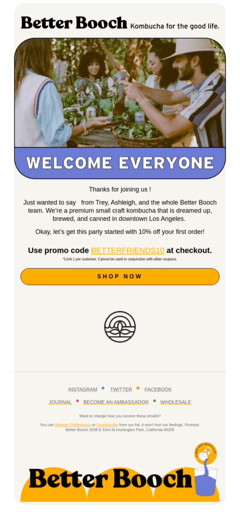 better booch offers welcome discount to subscribers