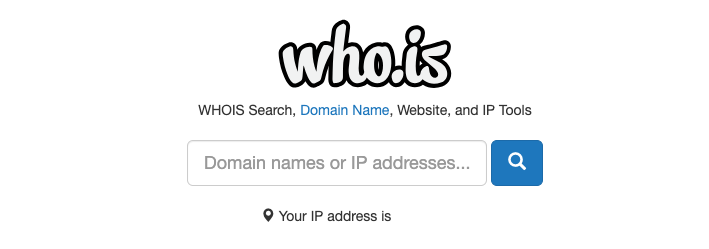 use whois to collect email addresses