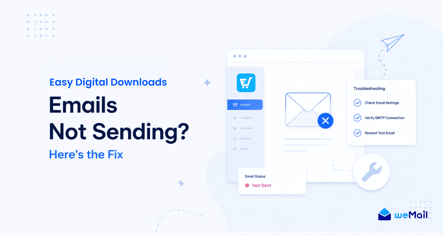 Banner of Easy Digital Downloads Emails Not Sending Issue